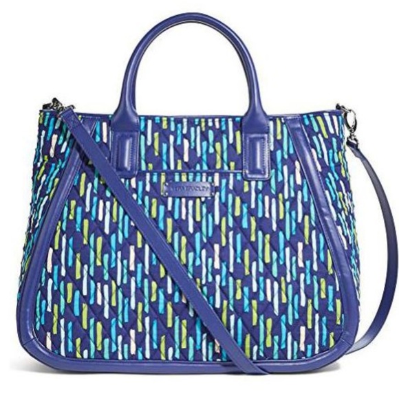 VERA BRADLEY TRAPEZE TOTE KATALINA  SHOWERS - Picture 3 of 4